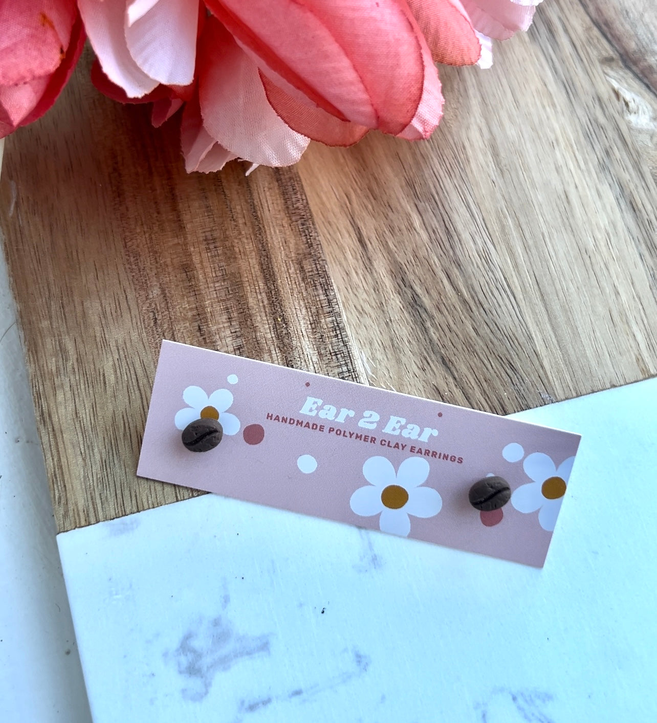 Espresso Bean Mini Studs