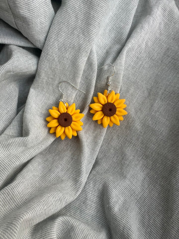 Sunflower Large Dangle - Pre Order