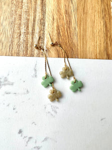 Gold & Green Shamrock Drops