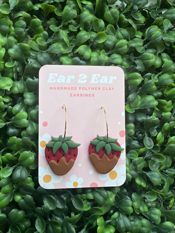 Chocolate Covered Strawberry Hoops