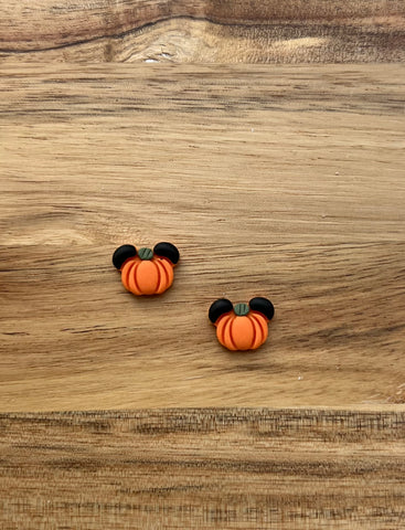 Mouse Pumpkin Studs