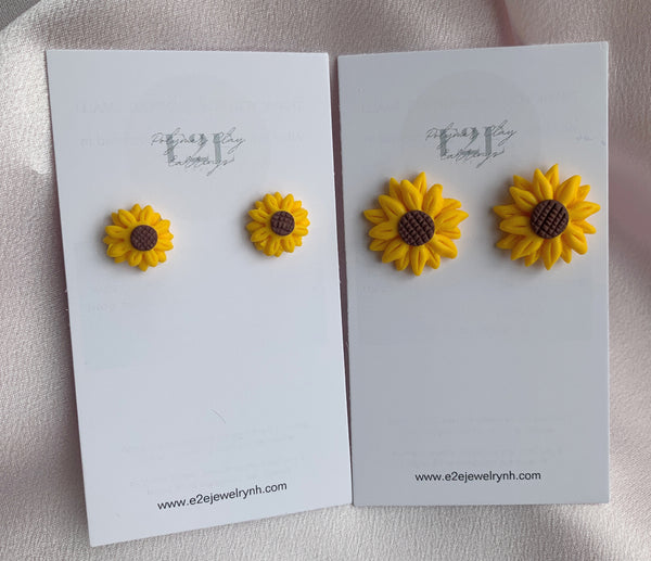 Sunflower Studs - Pre Order (Regular & Mini)